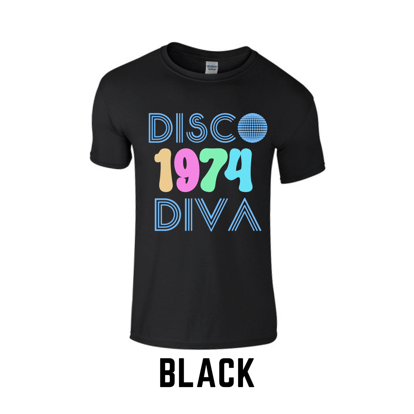 Disco Diva Printed Crew Neck T-Shirt