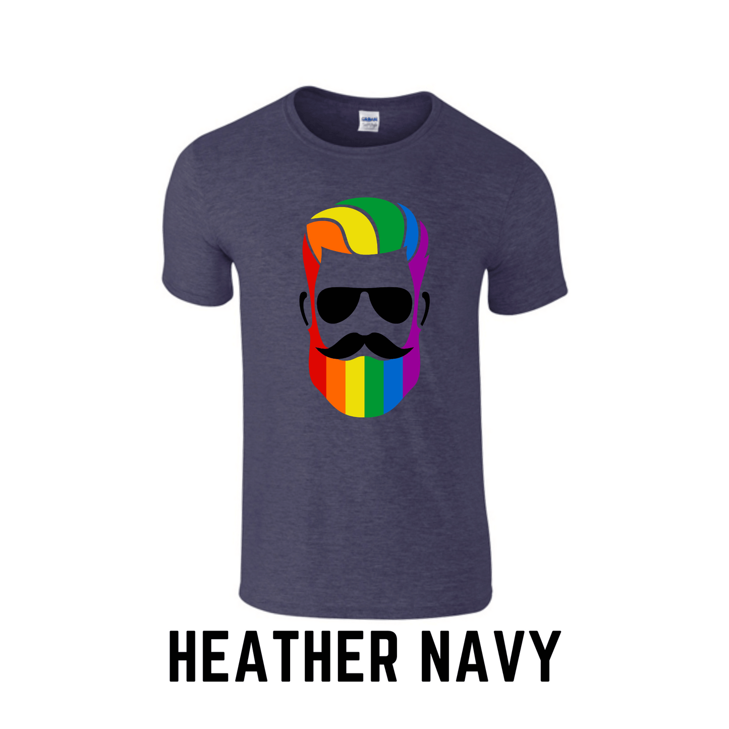 Rainbow Man | Printed Crew Neck T-Shirt