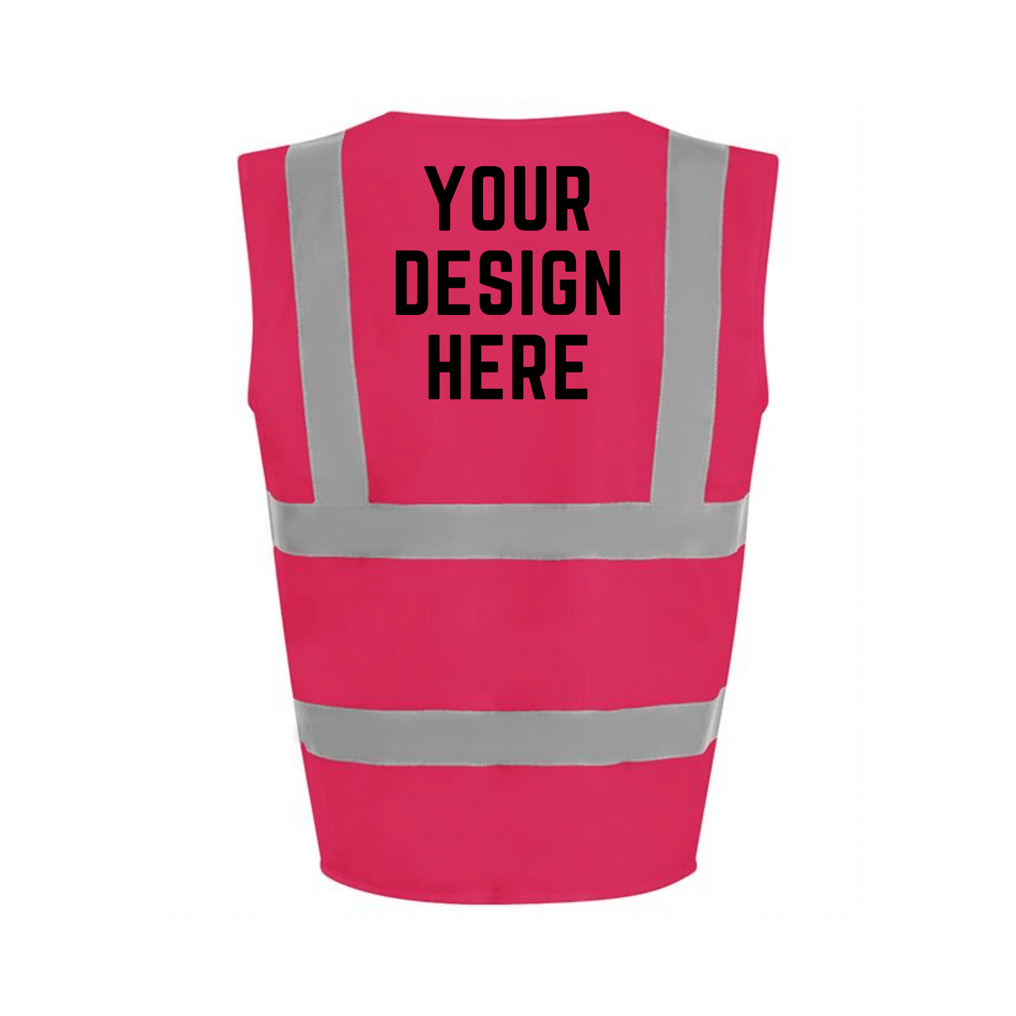 Custom Hi-Vis Vest | Printed Front and Back