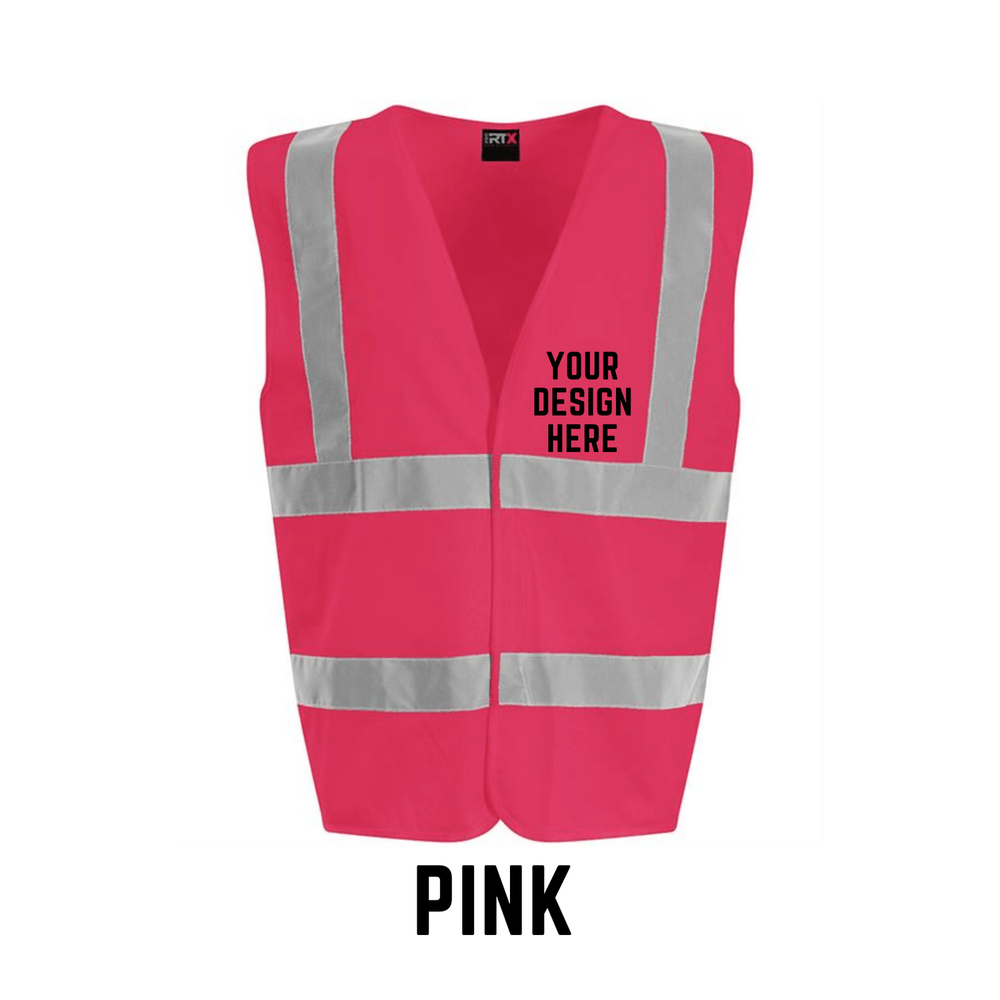 Custom Hi-Vis Vest | Printed Front and Back