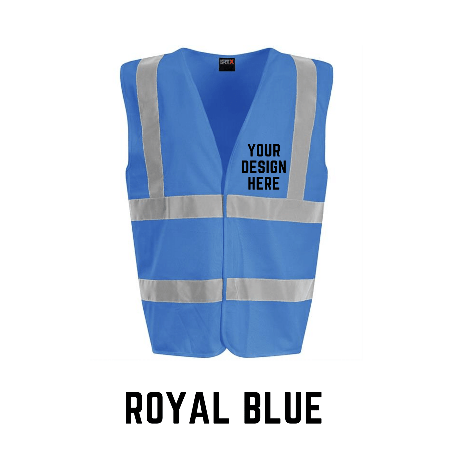 Custom Hi-Vis Vest | Printed Front and Back