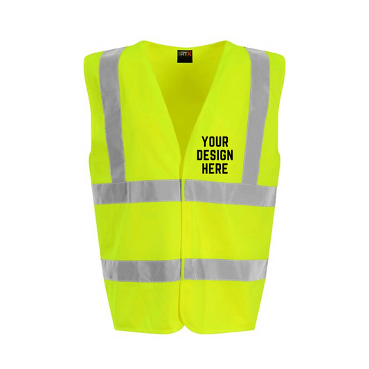 Custom Hi-Vis Vest | Printed Front and Back