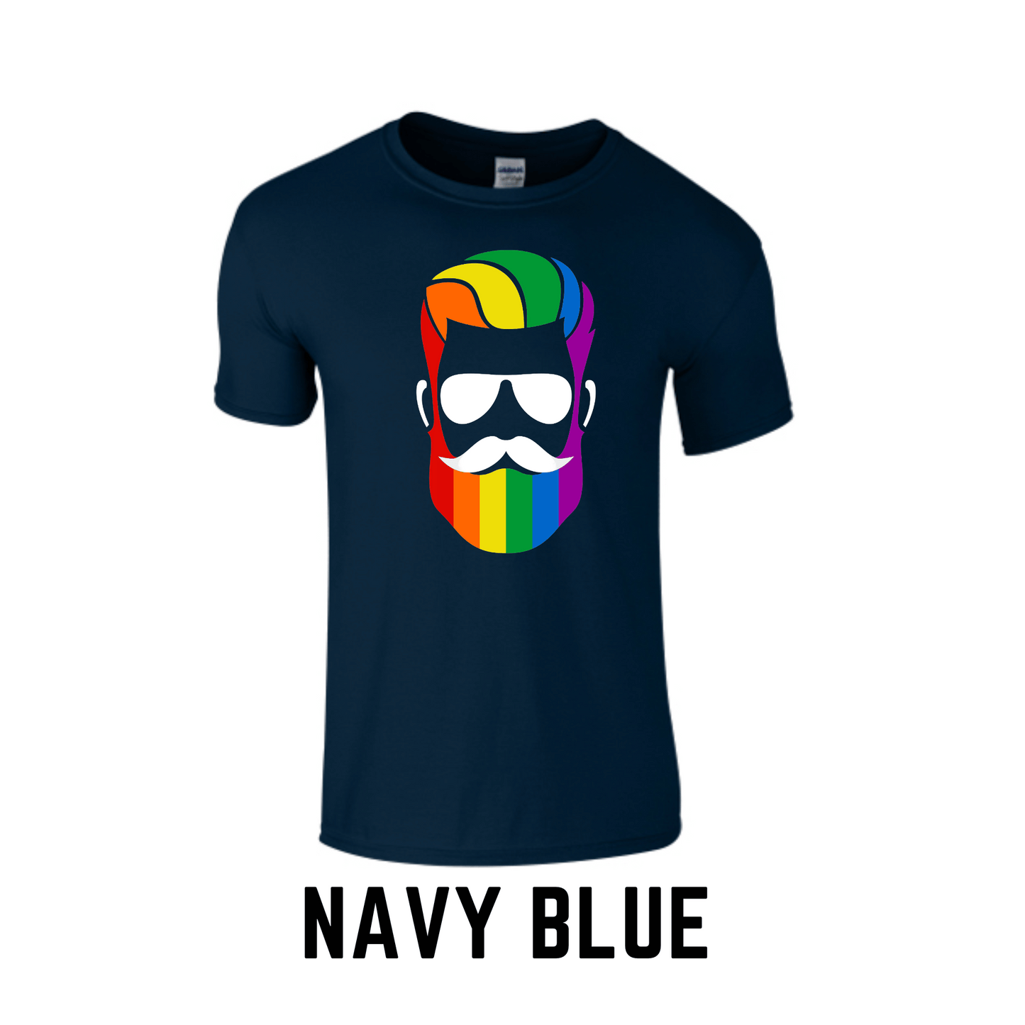 Rainbow Man | Printed Crew Neck T-Shirt