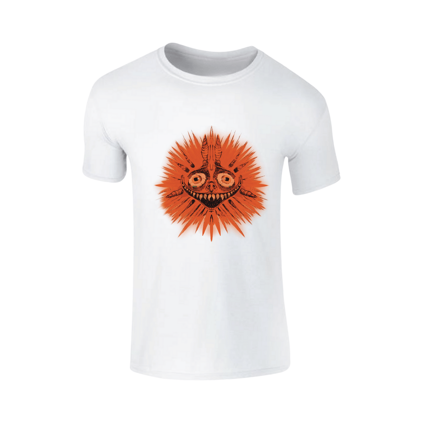 Orange Star Premium Organic Cotton T-shirt by Mohn Art