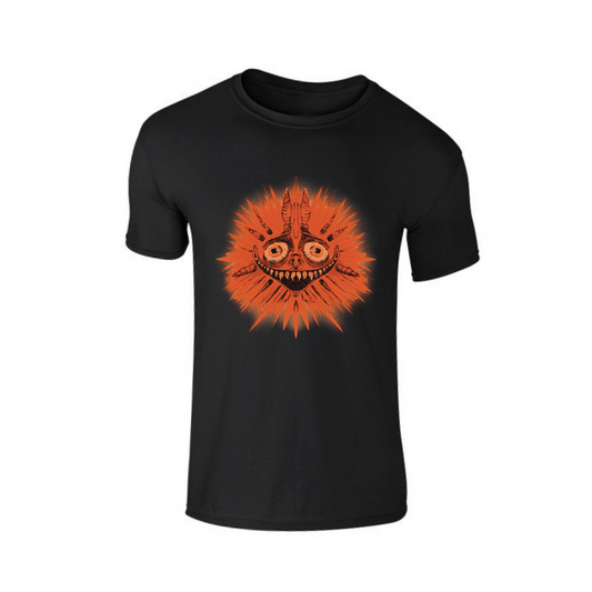 Orange Star Premium Organic Cotton T-shirt by Mohn Art