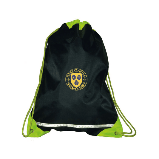 St Hilda's Badged Hi-Viz Gym Bag