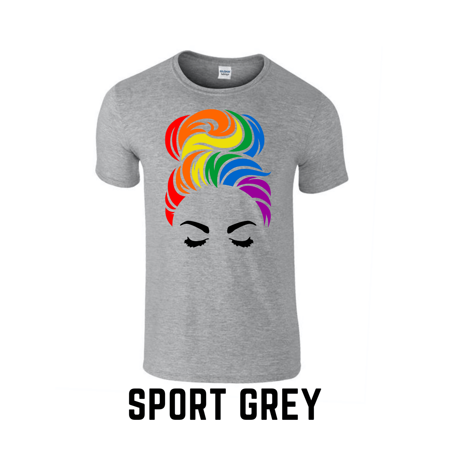 Rainbow Woman | Printed Crew Neck T-Shirt