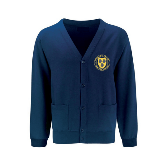 St Hilda's Badged Uniform V-Neck Cardigan